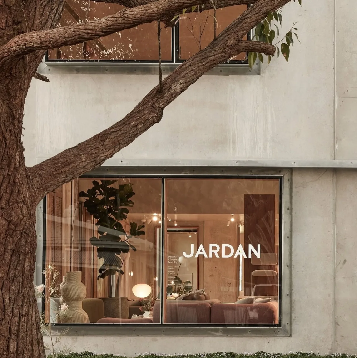 Furniture showroom shopfront